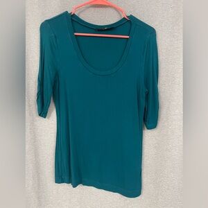 The Limited Teal 3/4 Sleeve Top